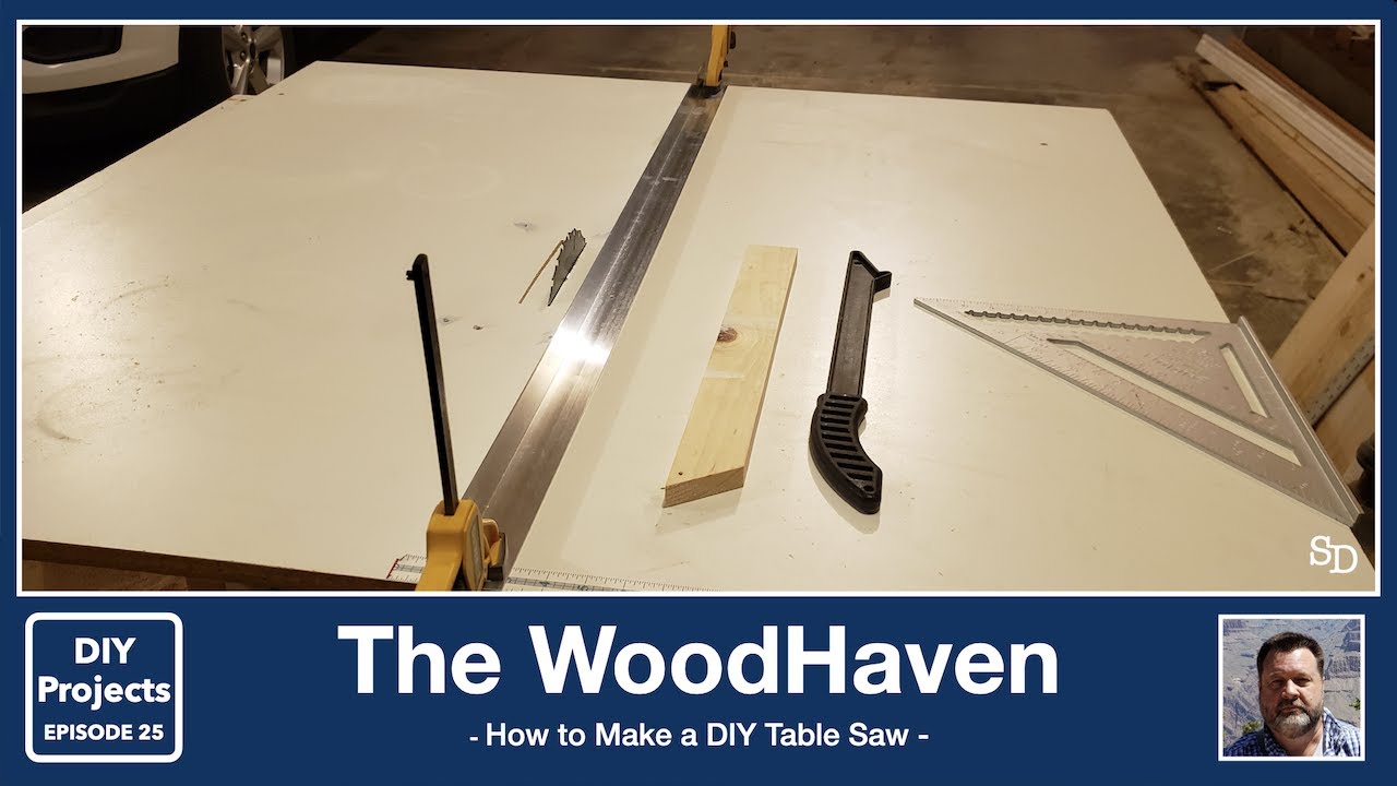 How to Make a Homemade Table Saw - DIY Project Episode 25 - YouTube