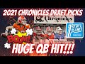 BOOOOOM! MONSTER HIT! | 2021 Chronicles Draft Picks Football Hobby Box Opening.