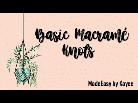 Video: Paano Maghilom Ng Macrame