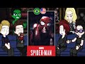 (MCU) Avengers React to Comic Spider-Man |🇧🇷🇺🇸| Gacha react to spider man