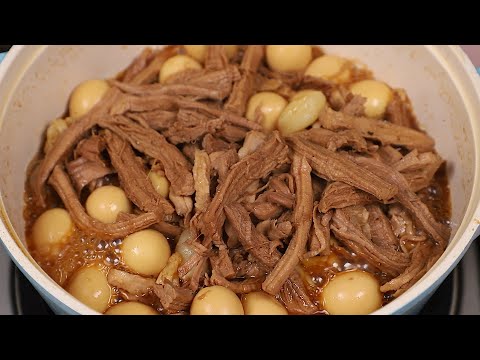1분요리 <strong>돼지고기장조림</strong>.(Braised pork intestines) #shorts