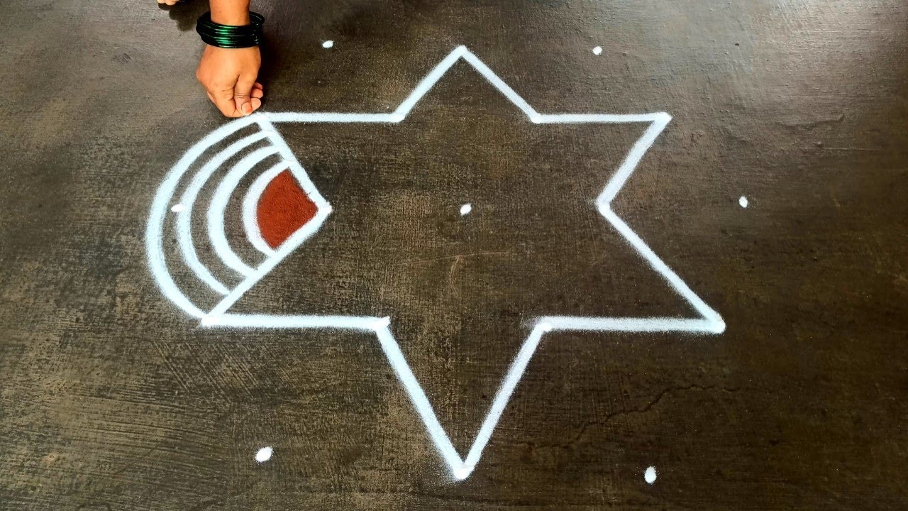 Mahashivratri 2026 star padi kolam🌹5*3 Beautiful rangoli 🌹maasi Madham kolam🌹 creative rangoli