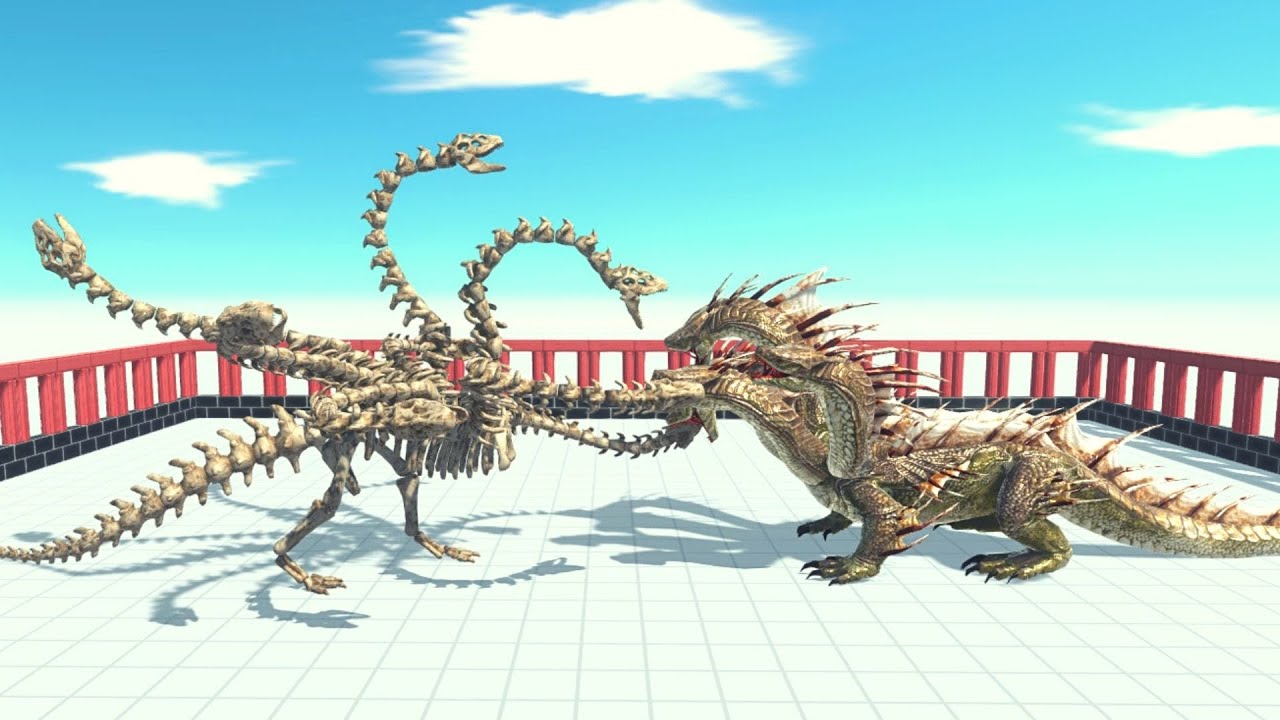 Skeleton Nine-Headed Hydra Vs Every Unit ARBS |Animal Revolt Battle Simulator