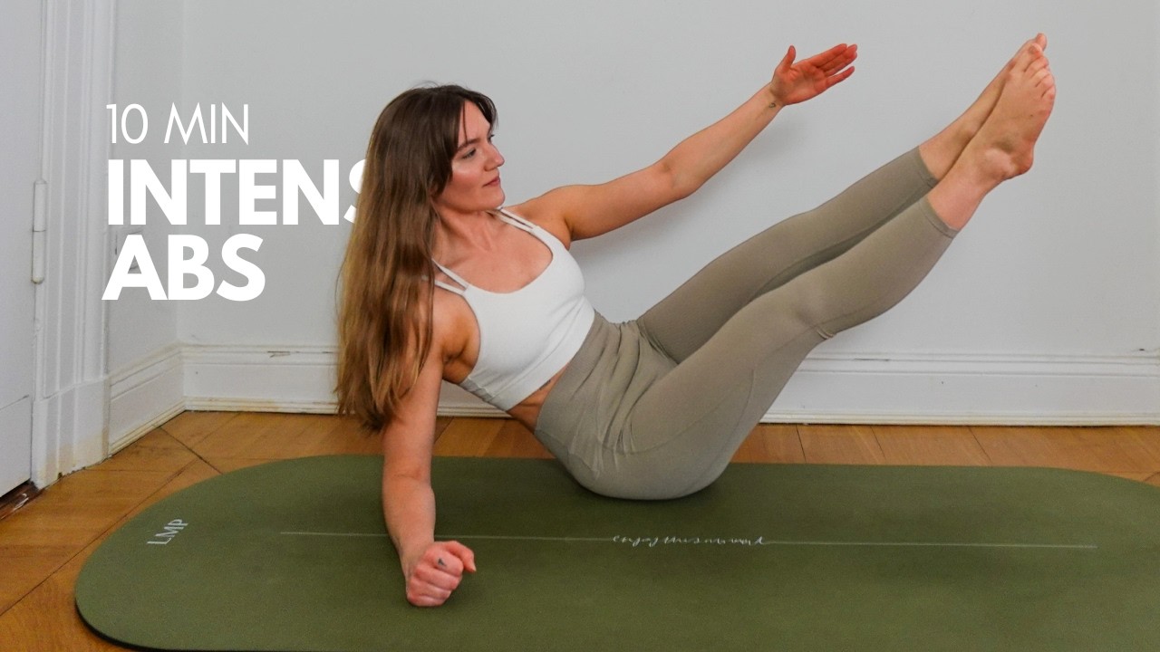 10 MIN INTENSE ABS I NO EQUIPEMENT I AT HOME WORKOUT I RAYSE PILATES