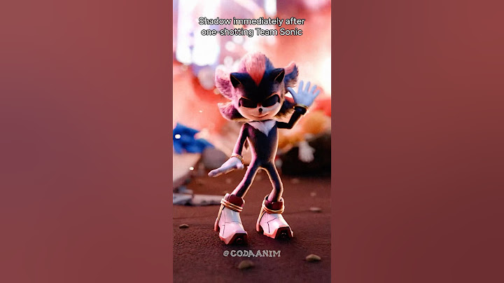 VICTORY DANCE ( Sonic the Hedgehog 3 / Shadow Animation )