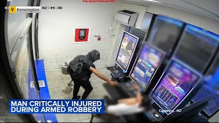 Suspect sought after armed robbery in Kensington leaves man critically injured
