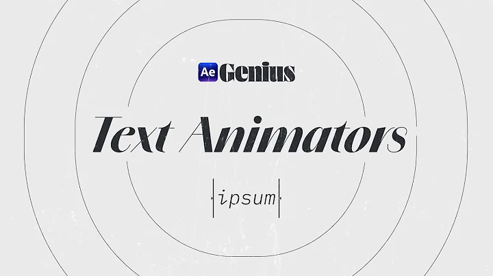 Text Animators are an After Effects superpower | Ae Genius