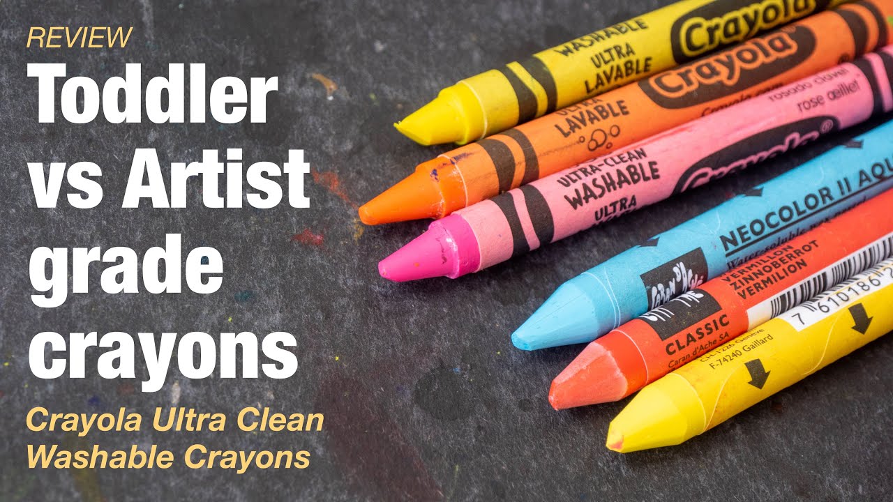 Crayola Ultra-Clean Washable Crayons (review) 