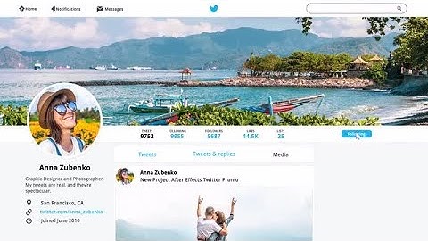 Twitter Promo After Effects Templates