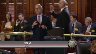 Senate Chamber - SB 4 Concur: Sen. Whitmire Speaks in Opposition - May 3, 2017
