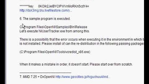 【MMD kinect Tutorial】OpenNI + Kinect + MikuMikuDance
