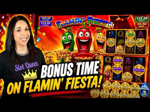 Slot Queen Finds the Bonuses on Flamin' Fiesta! 🔥