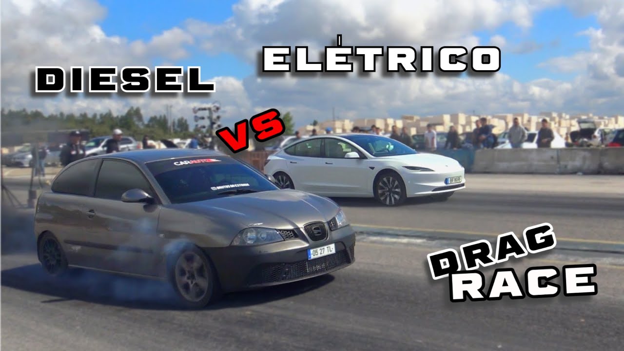 Ibiza TDI vs Tesla (Arranques Mundo da Picaria)