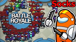 among us with 100 IMPOSTORS (BATTLE ROYALE?)