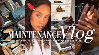 BDAY TRIP PREP + PACKING l braids, sephora haul, lash lift, self care, and more....