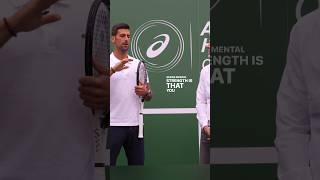 Novak Djokovic (1 minute mental strength lesson) #novakdjokovic #tennis