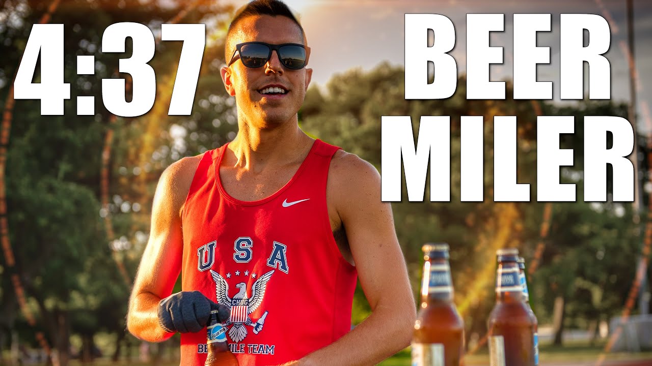 Training for the Beer Mile World Championship YouTube