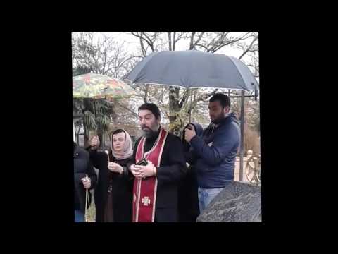 მამა გიორგი პავლოვი მამა გიორგი ბასილაძის საფლავზე 16 11 2016 პანაშვიდი ქადაგება