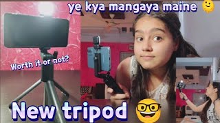 Unboxing My New Tripod /selfie stick 🤐😲| Amazon buys | Was this even worth it 🫢