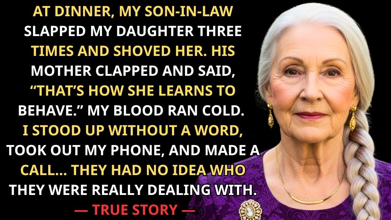Мой зять трижды ударил мою дочь, а его мать хлопала в ладоши… Поэтому я сделал один звонок