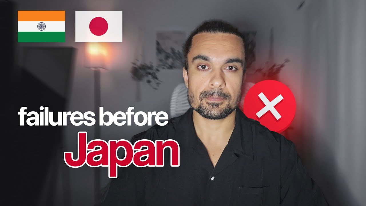 Failure and struggles before Coming to Japan - YouTube