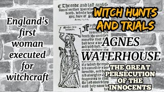 Agnes Waterhouse-England's First Woman executed for Witchcraft