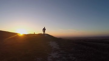TRAINING RUN WITH HEXO+ DRONE AND GOPRO HERO 4