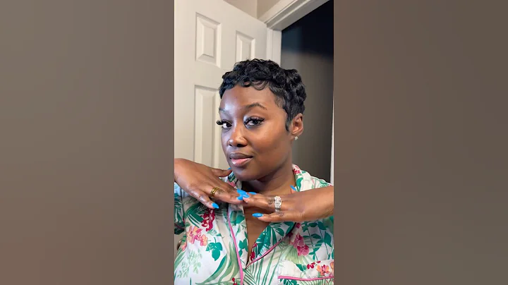 How to style your pixie cut at home: Beginner friendly 💇🏾‍♀️