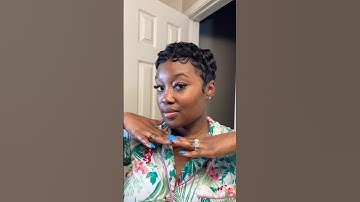 How to style your pixie cut at home: Beginner friendly 💇🏾‍♀️