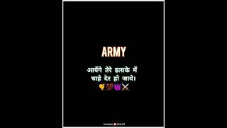 Indian Army Lover || Army Status WhatsApp status Video || RHA 07