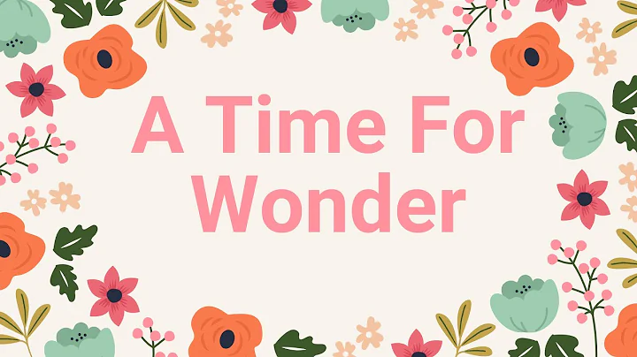 A Time for Wonder, with Heather Gehron-Rice - Janu...