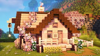 Minecraft Relaxing Playthrough  Cozy 1.20 Cherry House  [No Commentary]
