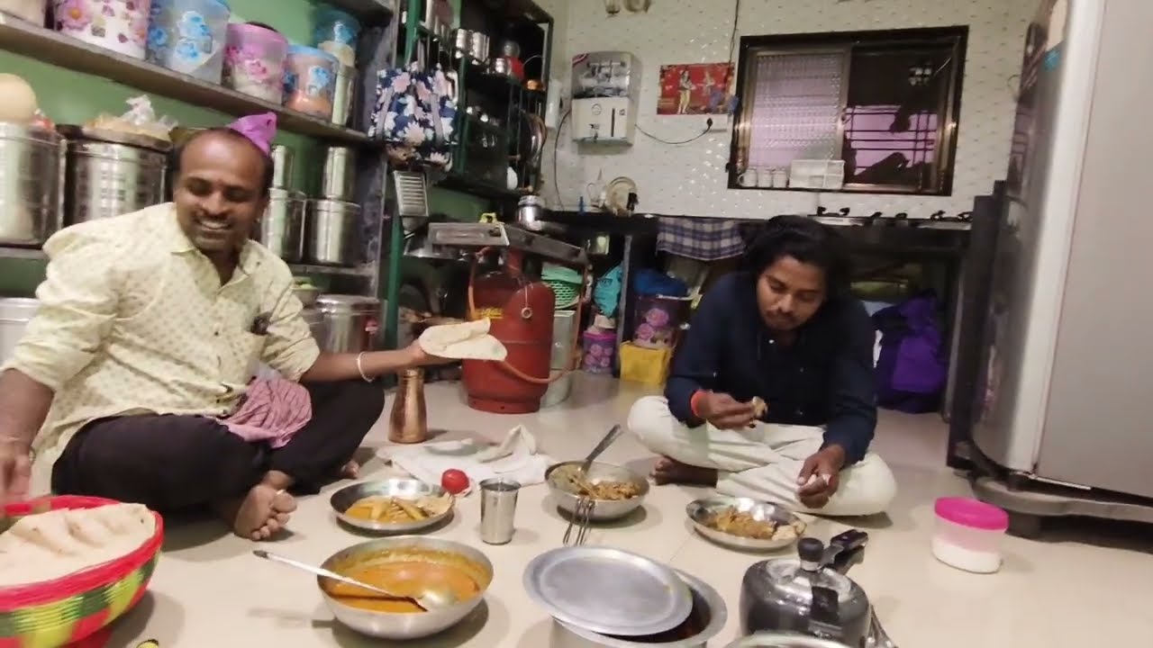 आमच्या हातांन कारभार चालु हाय😡 कशाचा बेत हाय आज 🤨दाजीन केली भाजी🤤#घरपरपंचा 