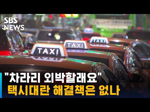   차라리 외박할래요 심야 택시대란 해결책은 없나 SBS