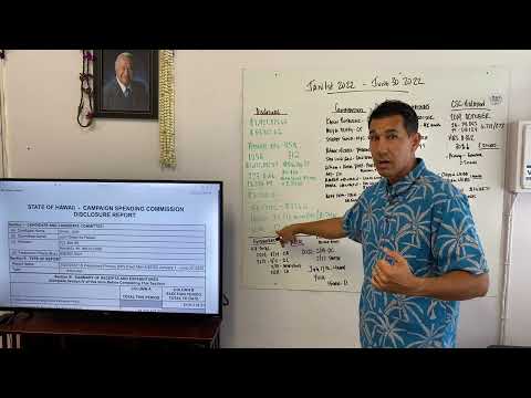 Campaign Finance Briefing on Josh Green for Hawaiʻi - 7/23/22