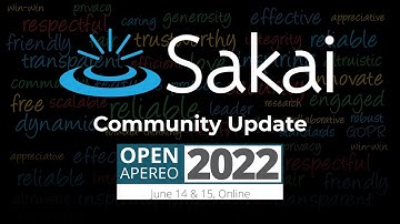 Sakai Community Update_Open Apereo 2022