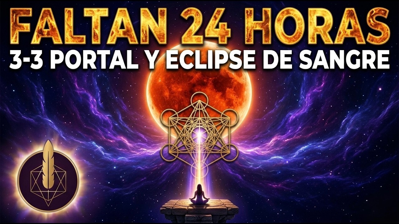 METATRÓN: Faltan 24 Horas para la Luna de Sangre (Corta tu Karma HOY) Portal 3/3 🩸⚠️