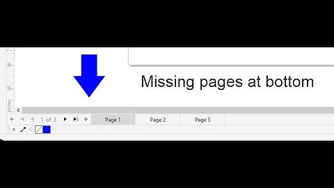 Corel Draw Tips & Tricks Missing Pages
