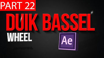 Duik Bassel Tutorial Part 22 of 30 Wheel|After Effects,Motion Graphics,2D Animation,Rigging
