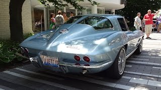 Celebrity 1963 Chevrolet Chevy Corvette Stingray Split Window & Start Up on My Car Story with Lou Costabile Wealth