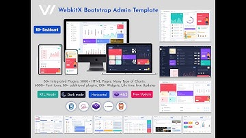 Most Useful Bootstrap Admin Dashboard – WebkitX Admin Template