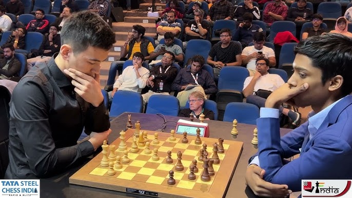 Firouzja defeats Fabiano Caruana. Claims it was an easy game! 🥶 #ches