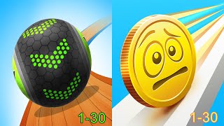 Going Balls VS Coin Rush Android iOS Gameplay (Level 1-30) screenshot 4