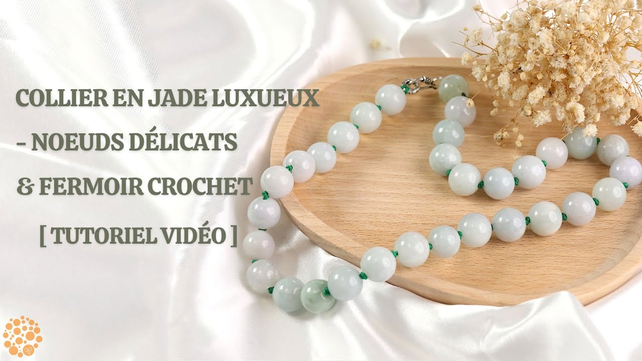 Technique d'enfilage de perles: Tutoriel - Collier à nœud