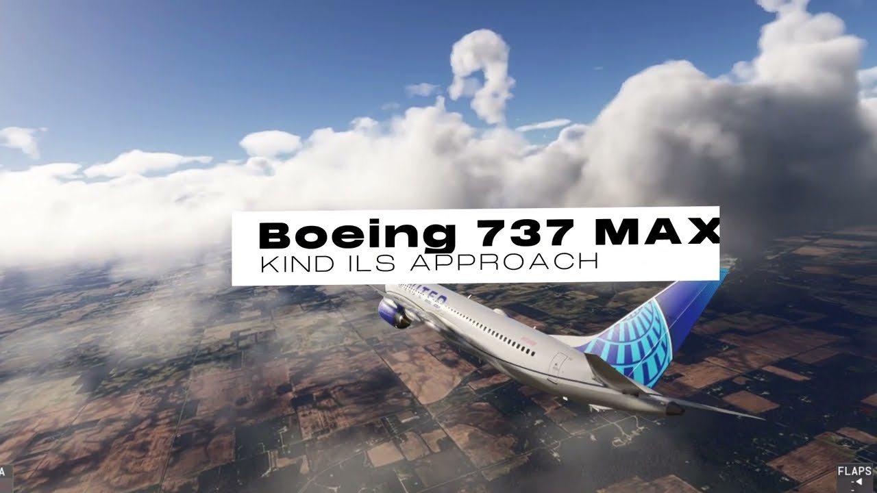 MSFS24 Boeing 737 MAX | KIND ILS Approach