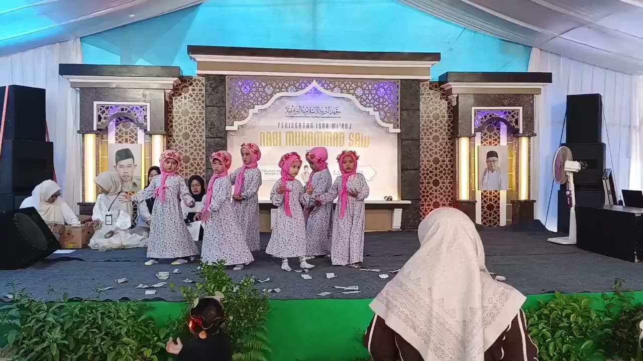 Tri kreasi lagu syantik KB At-taufiqiyyah Sabtu,17 Januari 2026 memperingati isra mi'raj 
