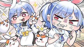 Nousagi fell in love with Pekora’s mom【Komainu/clip/hololive】
