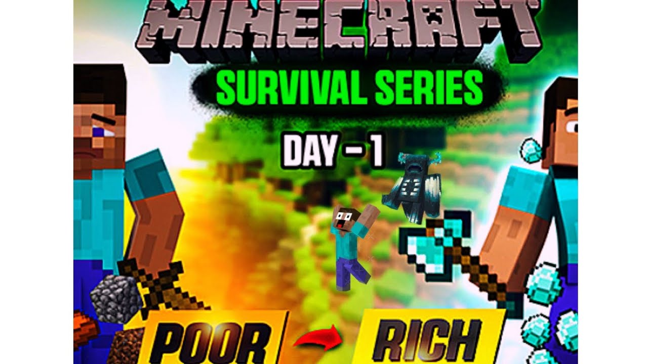 I Started Minecraft Survival Series ⛏️🏡 || Ep 1 - YouTube
