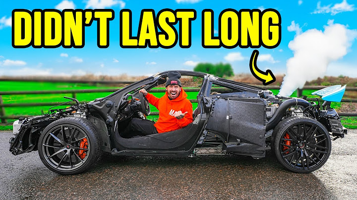 I ATTEMPTED TO DRIVE MY WRECKED MCLAREN 720s