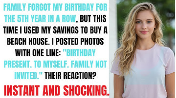 "My Family ""Forgot"" My Birthday While Throwing Expensive Parties For My Sister. But Then..."